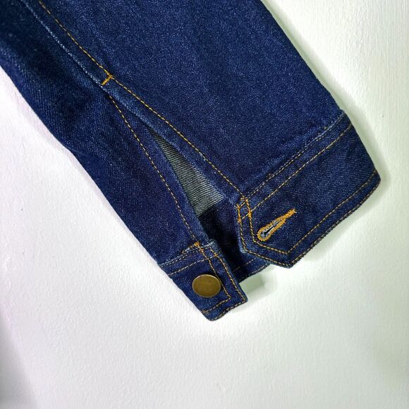 ORIGINAL ANTTHONY Jacket Womens L Dark Denim Western Floral Embroidery Vintage - Picture 6 of 11